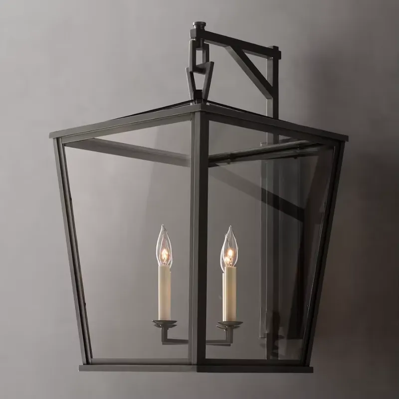 Outdoor Lighting Wall - Yihao Custom Large Tall Bracketed Wall