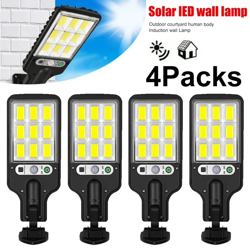 Outdoor Lighting Wall - Powerful LED Solar Outdoor Courtyard Wall