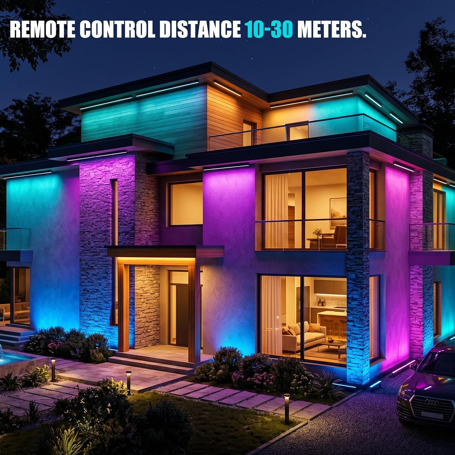 2Pack RGB Wall Washer Lights 1 - Color Changing Outdoor review and price