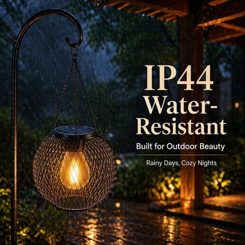 Solar Powered LED Hanging Floo - Outdoor Lighting And Landscape review and price
