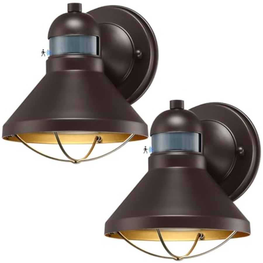 2 Pack Motion Sensor Outdoor L - Outdoor Lighting Wall review and price