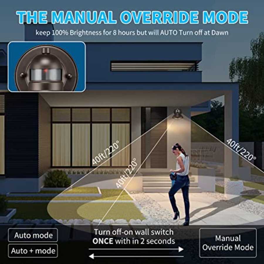 2 Pack Motion Sensor Outdoor L - Outdoor Lighting Wall review and price