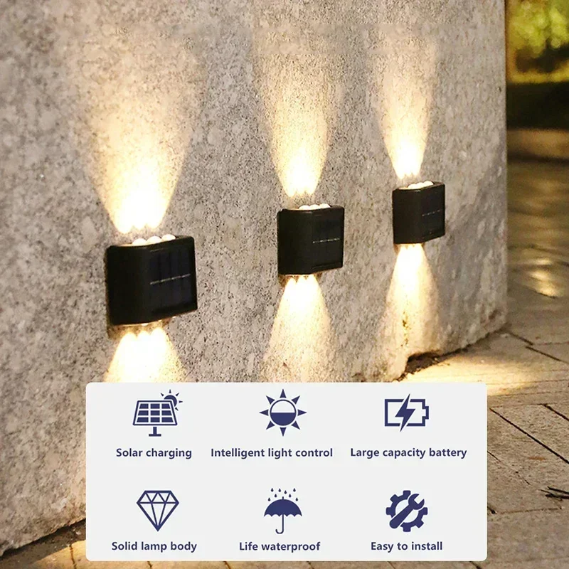 COB Solar Wall Lamp Outdoor Wa - Outdoor Lighting And Landscape review and price