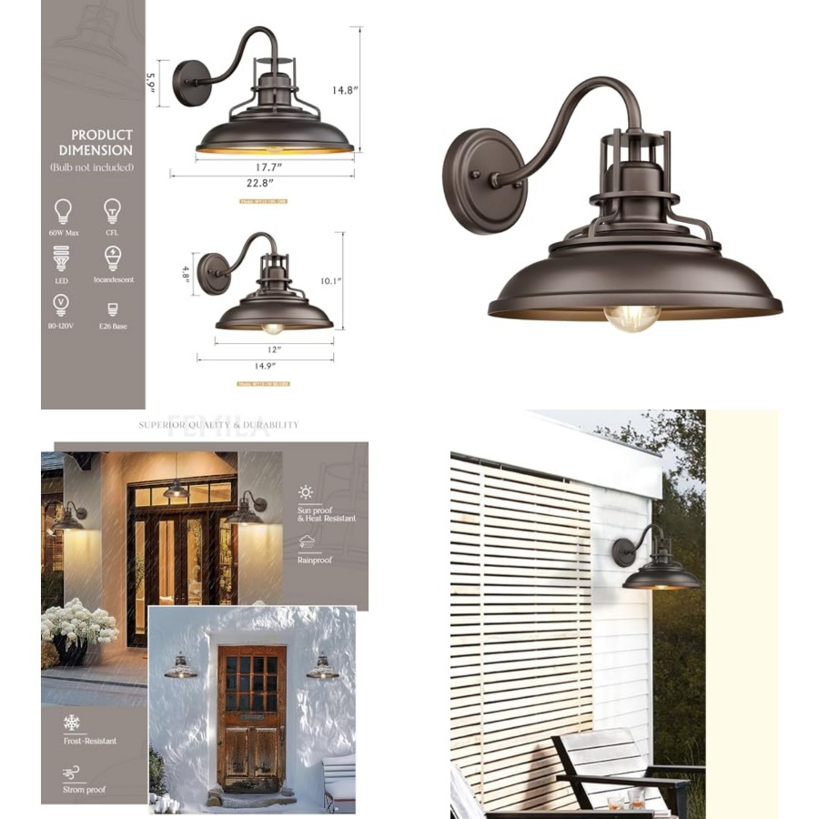 Outdoor Barn Light Fixture, Ex - Outdoor Lighting Wall review and price