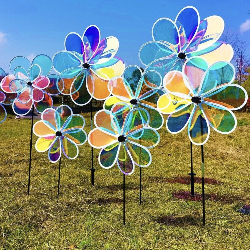 Color Bird Repelling Windmill  - Color Changing Outdoor review and price