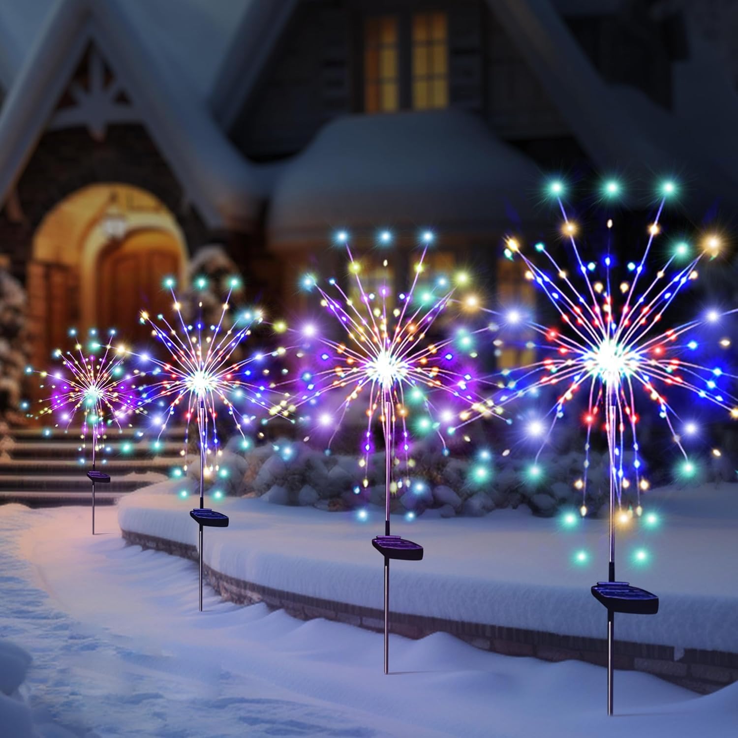 Solar LED Firework Fairy Light - Outdoor Lighting Driveway review and price