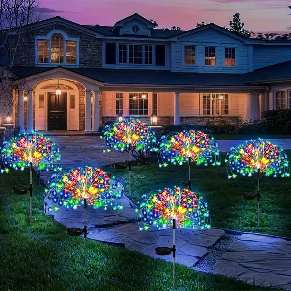 Solar LED Firework Fairy Light - Outdoor Lighting Driveway review and price