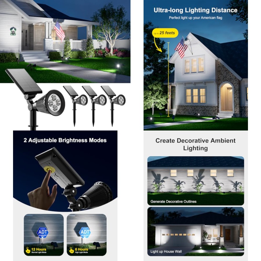 Solar Spotlights Outdoor Water - Outdoor Lighting And Landscape review and price