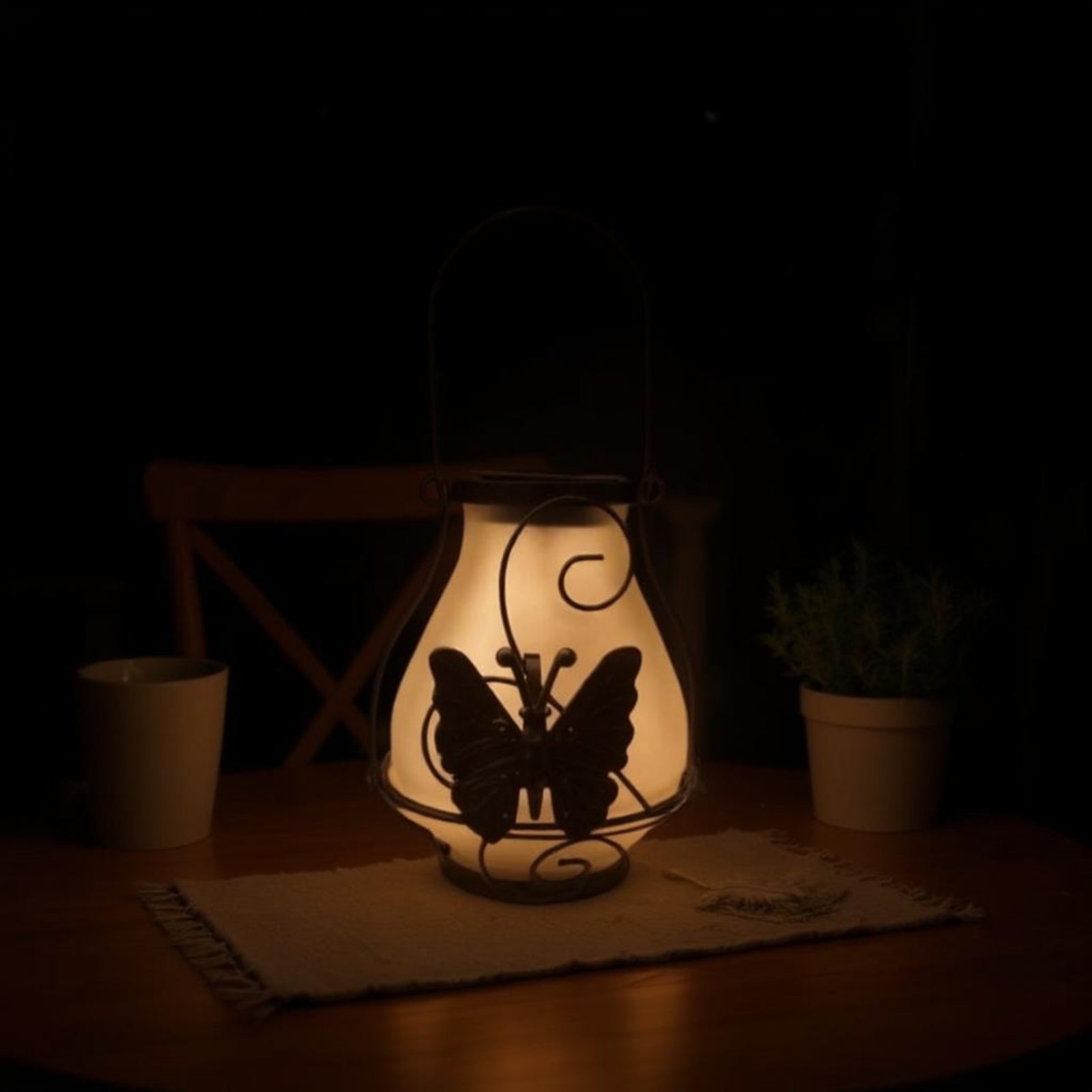 Solar Butterfly Lantern Waterp - Outdoor Lighting Wall review and price