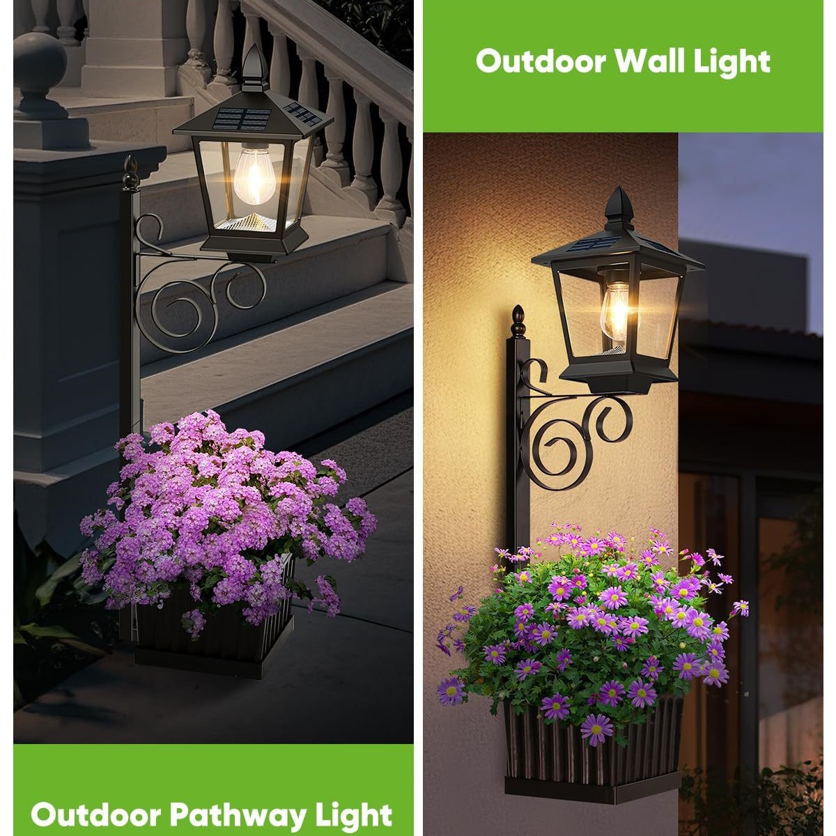 2 in 1 Solar Planter Lamp Wate - Outdoor Lighting Wall review and price