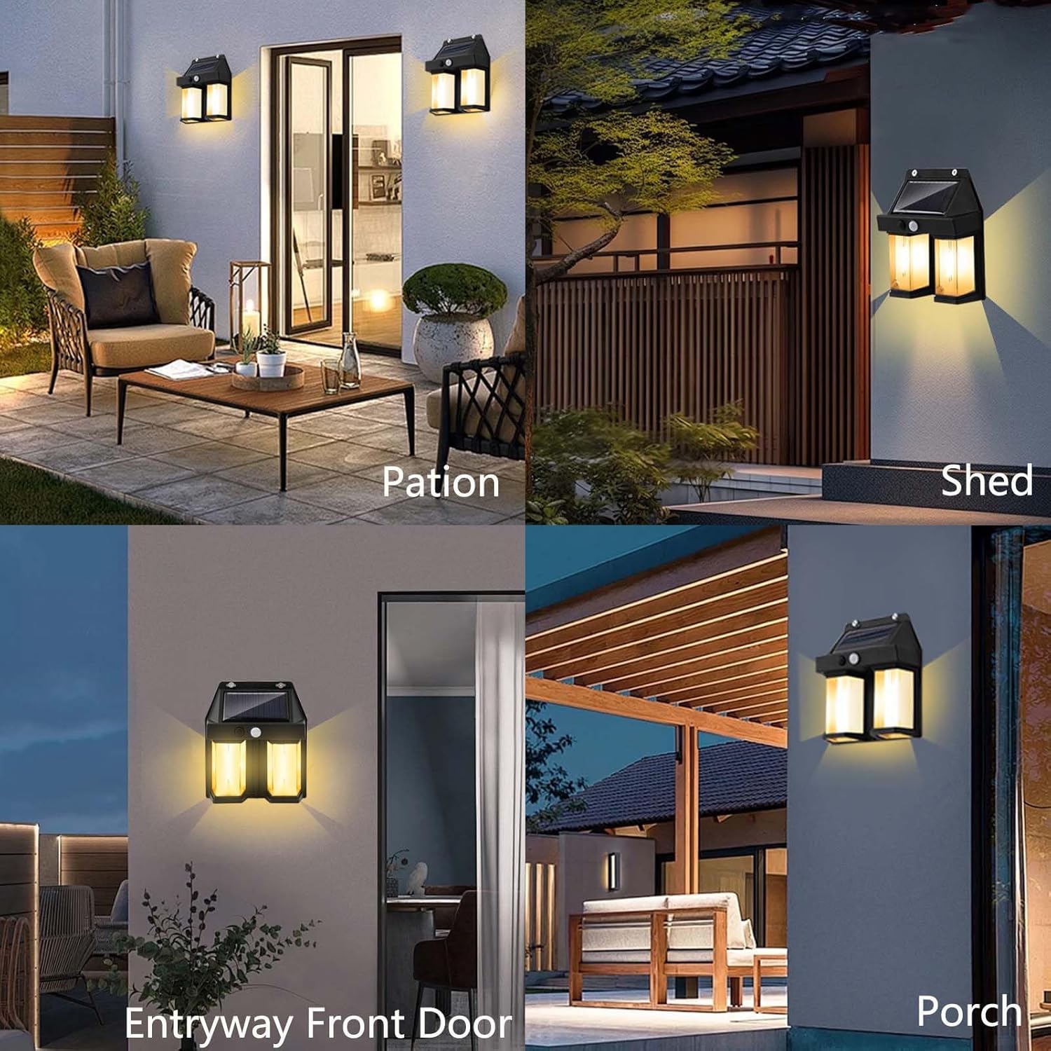 Solar Powered Wall Light Vinta - Outdoor Lighting Driveway review and price