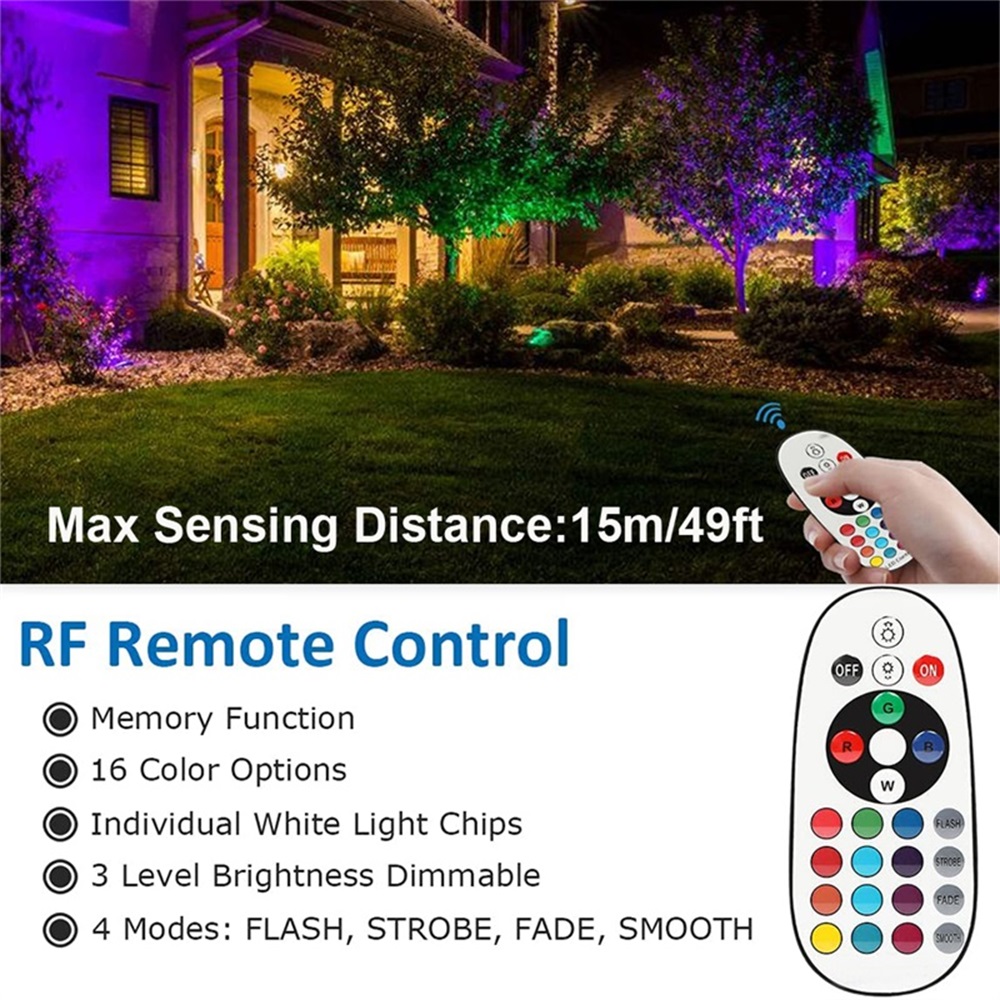 RGBW Landscape Lighting 10W wi - Outdoor Lighting And Landscape review and price