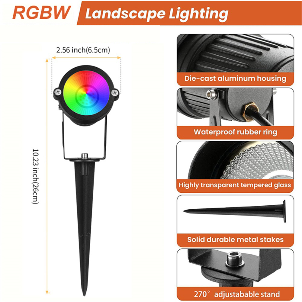 RGBW Landscape Lighting 10W wi - Outdoor Lighting And Landscape review and price