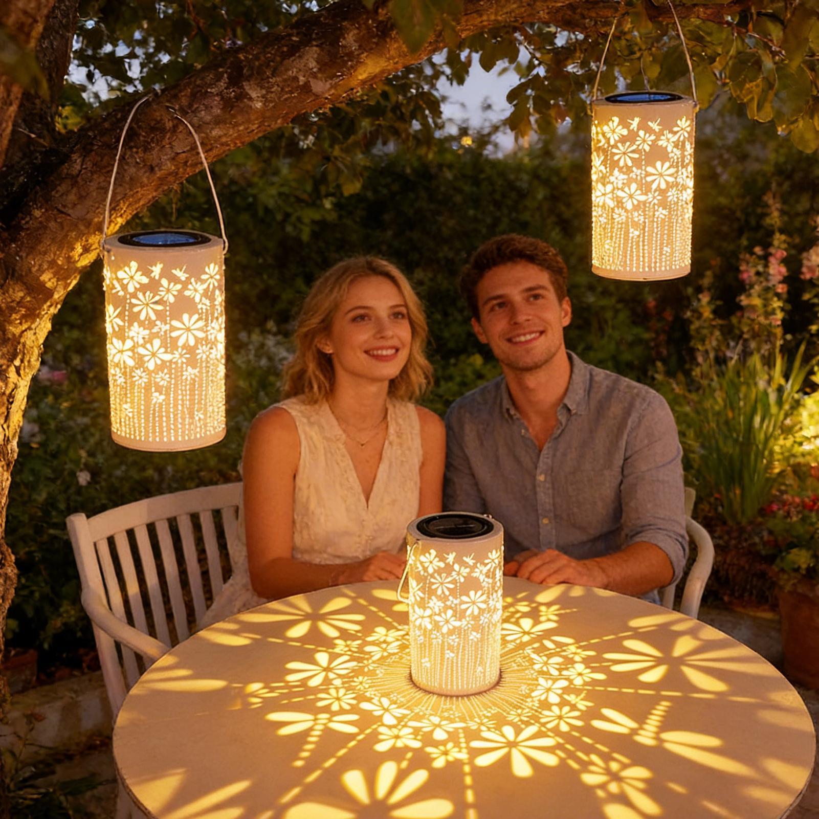 Solar Lanterns Colorful Metal  - Outdoor Lighting And Landscape review and price