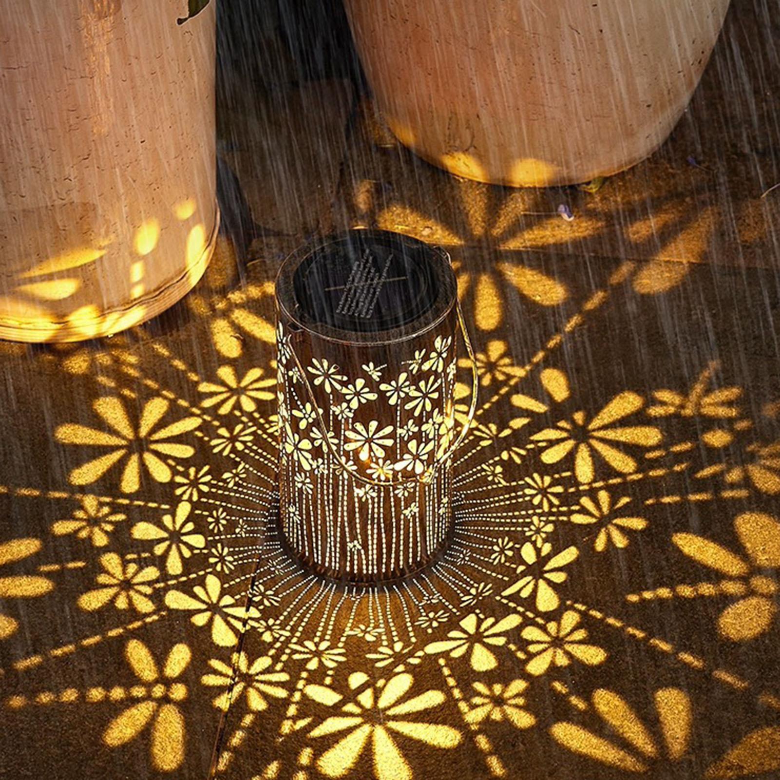 Solar Lanterns Colorful Metal  - Outdoor Lighting And Landscape review and price