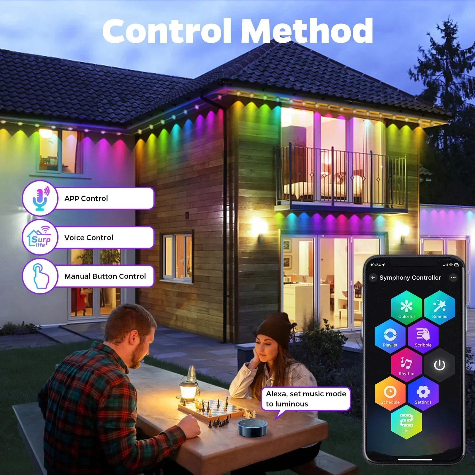 300FT Permanent Outdoor Lights - Outdoor Lighting Under Eaves review and price
