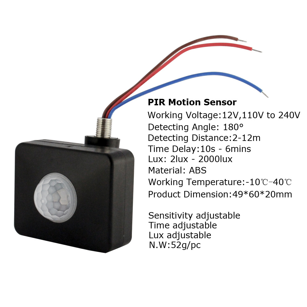220V PIR Motion Sensor 12V Inf - Outdoor Lighting Volt review and price