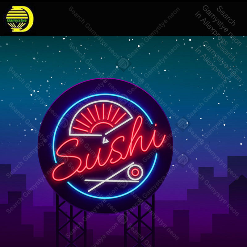 Neon Sign for Sushi logo in ne - Outdoor Lighting Expressions review and price
