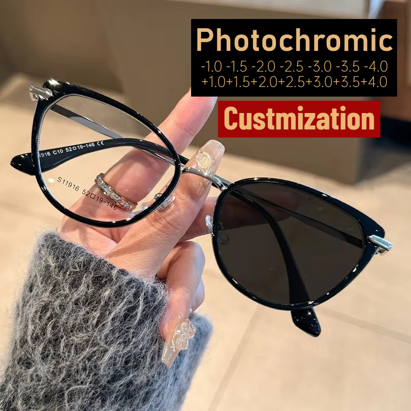2025 Fashion Cat Eye Photochro - Color Changing Outdoor review and price