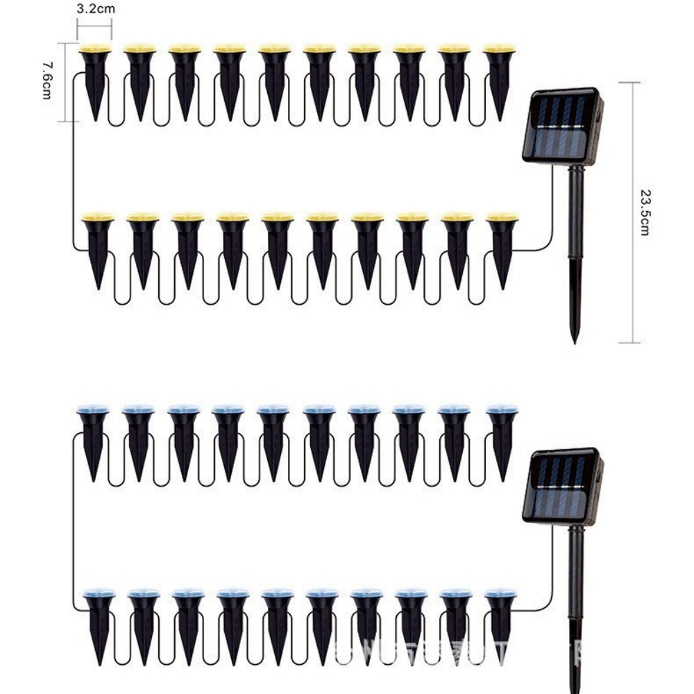 30/20/10LEDs Solar Garden Ligh - Outdoor Lighting Driveway review and price