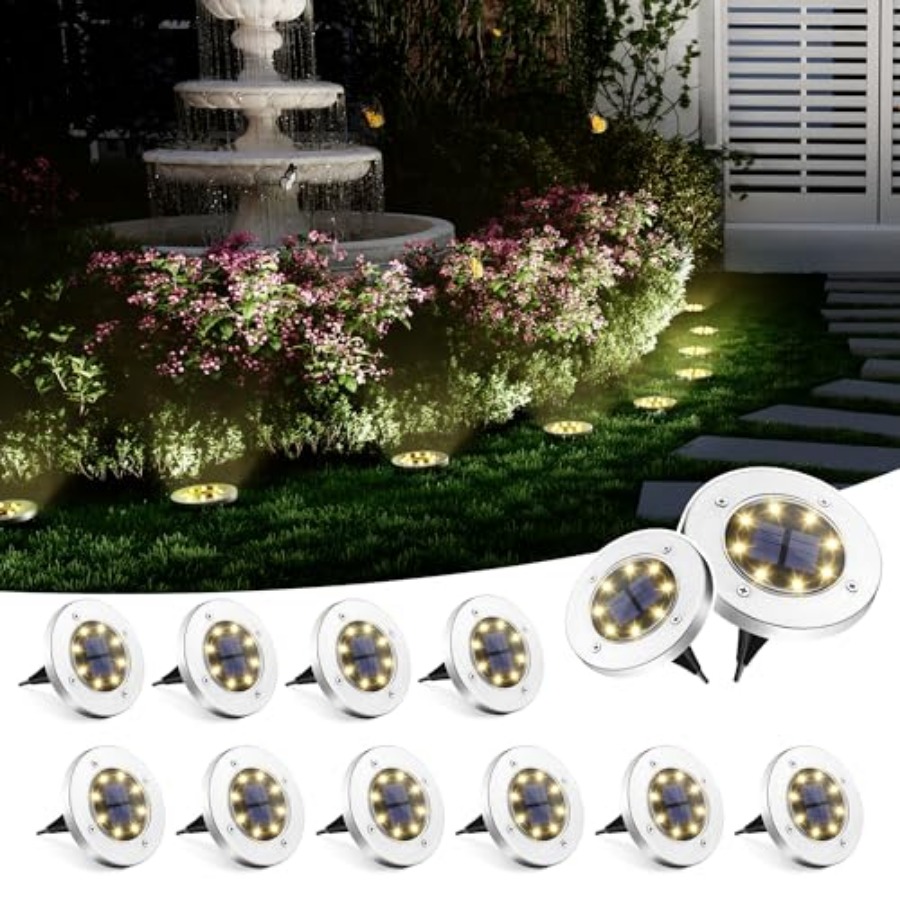 Solar Ground Lights Solar Ligh - Outdoor Lighting And Landscape review and price