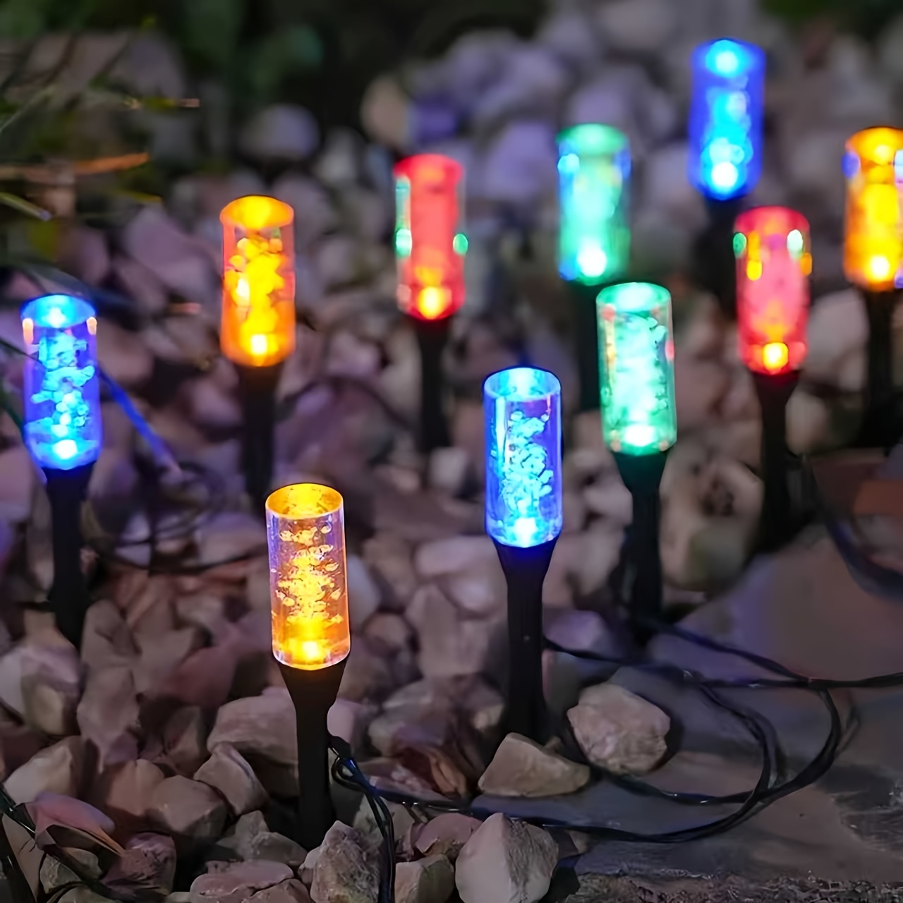Solar Bubble Tube Solar Pathwa - Outdoor Lighting Driveway review and price
