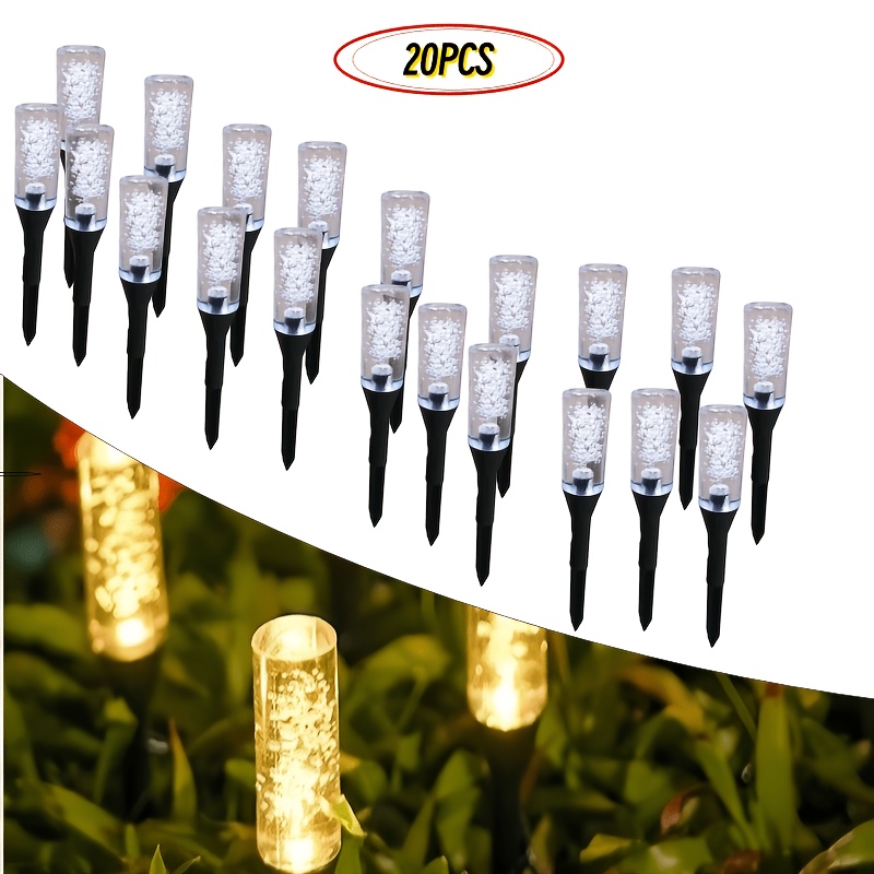 Solar Bubble Tube Solar Pathwa - Outdoor Lighting Driveway review and price